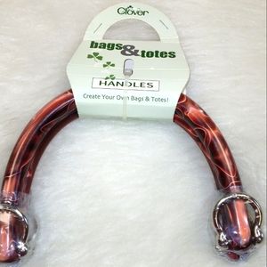 HANDLES Clover Brown Marble Bags and Tote Handles, create your own bags …